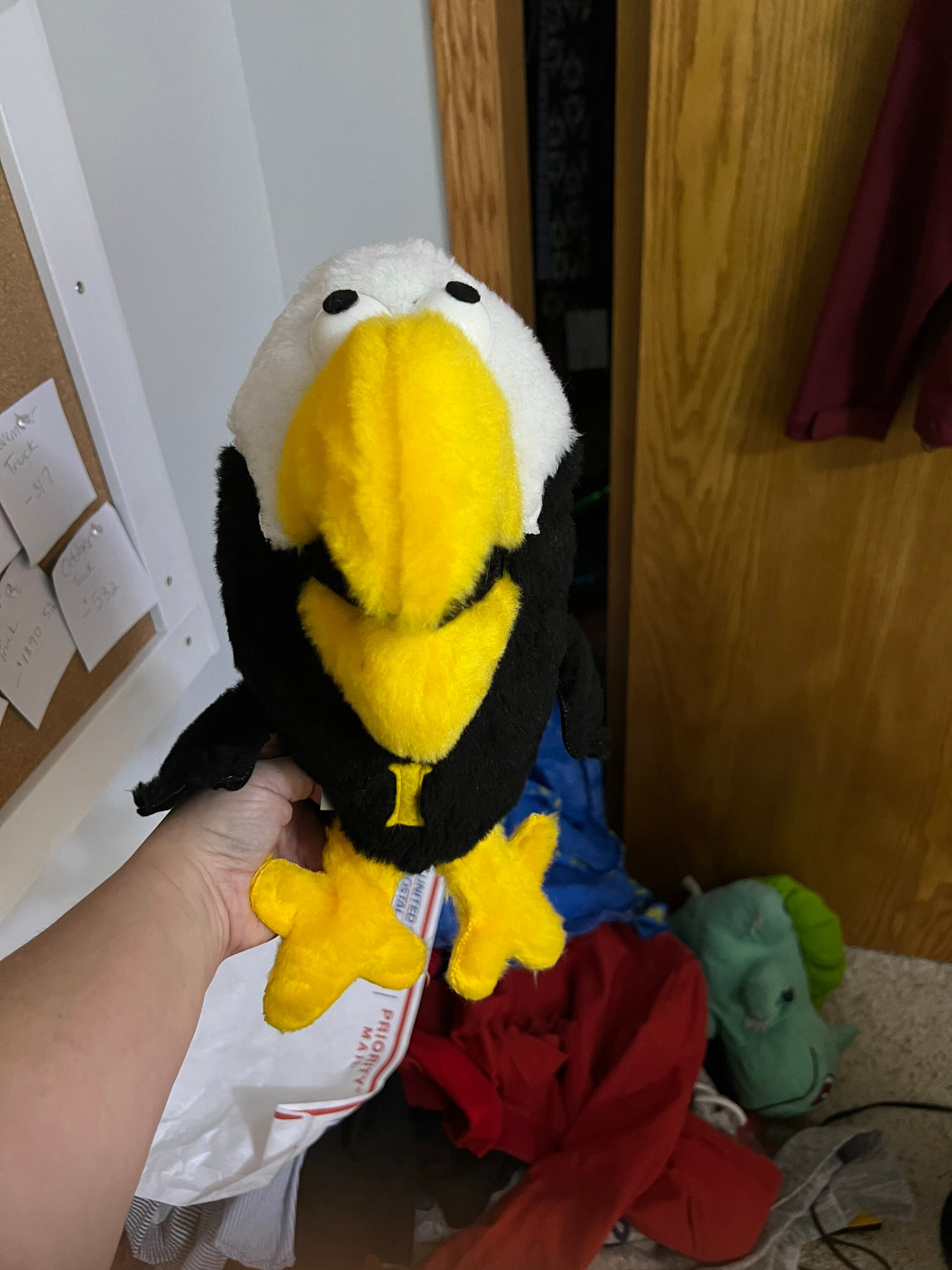 Vintage University of Iowa Hawkeye Plush - Etsy