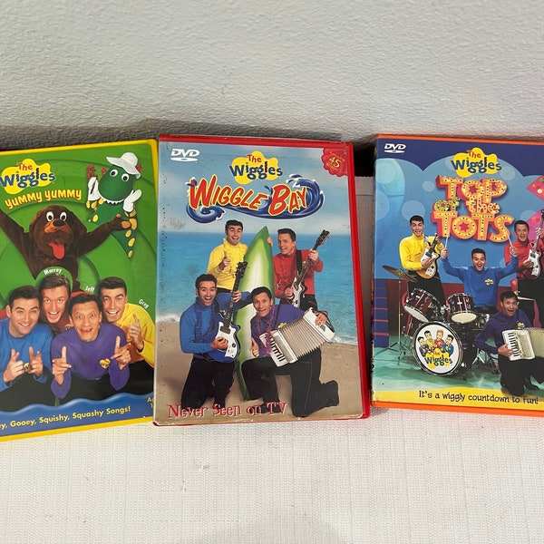 The Wiggles dvd lot of 3