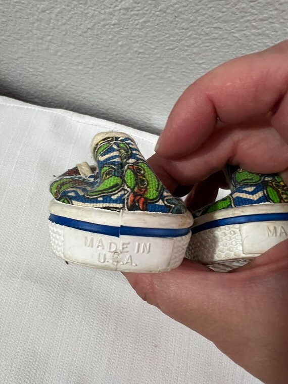 Vintage baby Ninja Turtle shoes size 4 - image 4