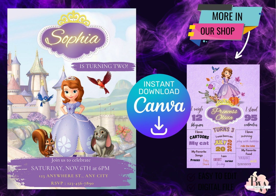 Sofia Princess Birthday Invitation: Create a Memorable Celebration With