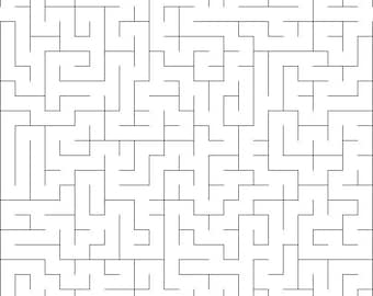 Set1 - 10 INTERMEDIATE Mazes for FUN or for Vision Therapy - Red Writing
