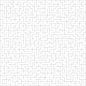 Set1 - 10 DIFFICULT Mazes for FUN or for Vision Therapy - Red Writing