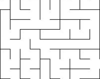 Set1 - 10 BEGINNER Mazes for FUN or for Vision Therapy - Red Writing