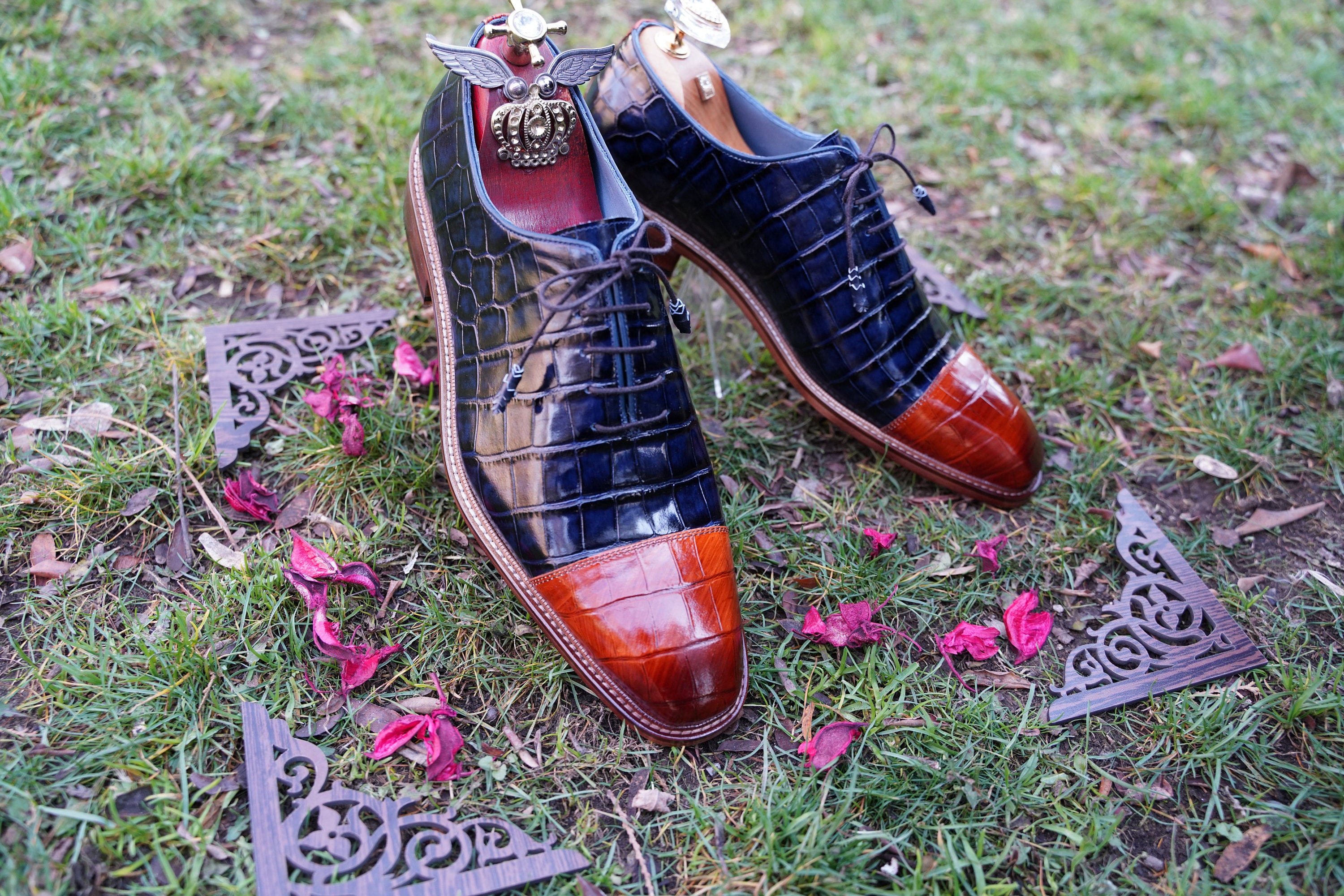 Mens crocodile shoes - Etsy Nederland