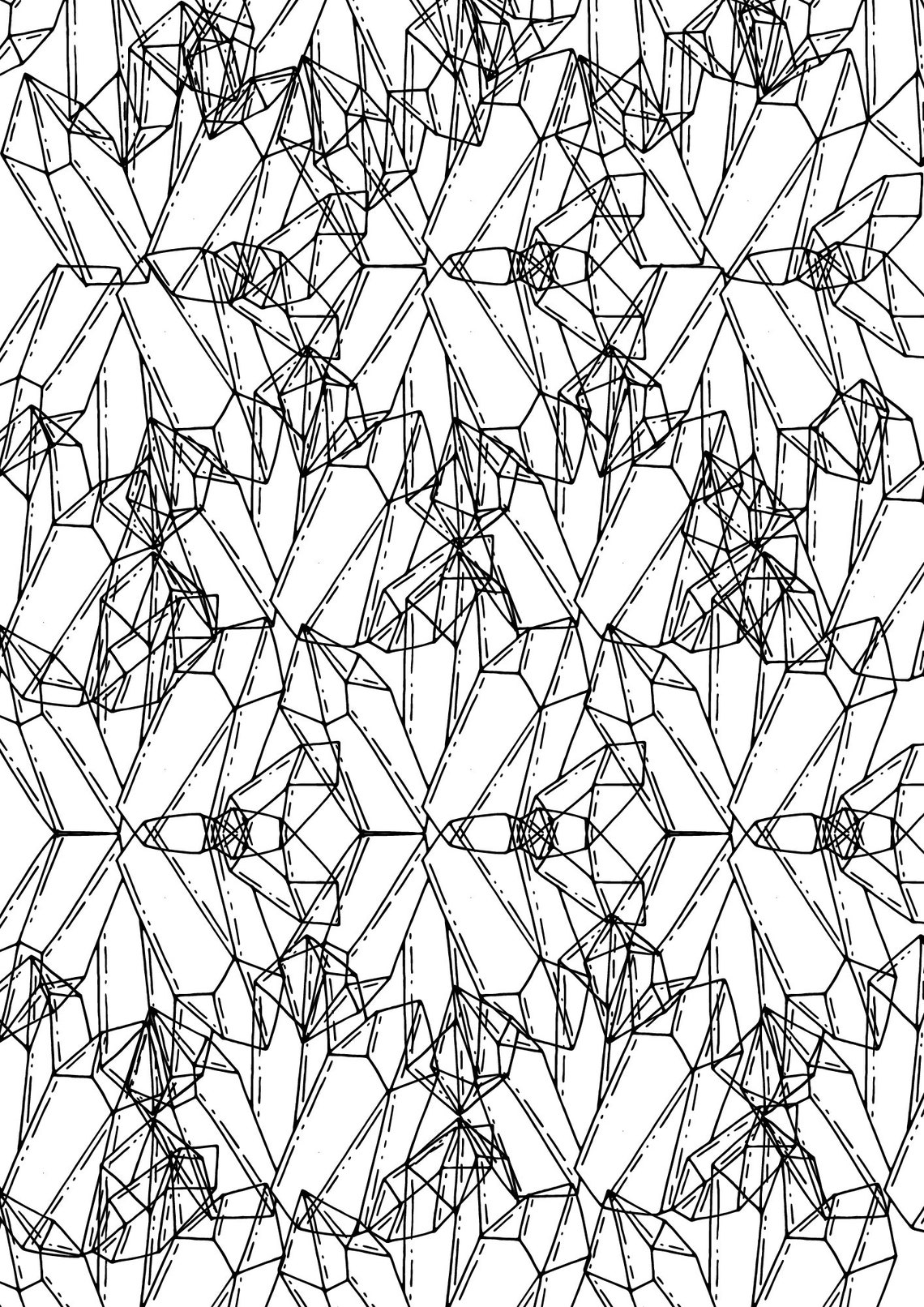 Abstract Coloring Pages for Adults and Teens, 20 Pages, Instant ...