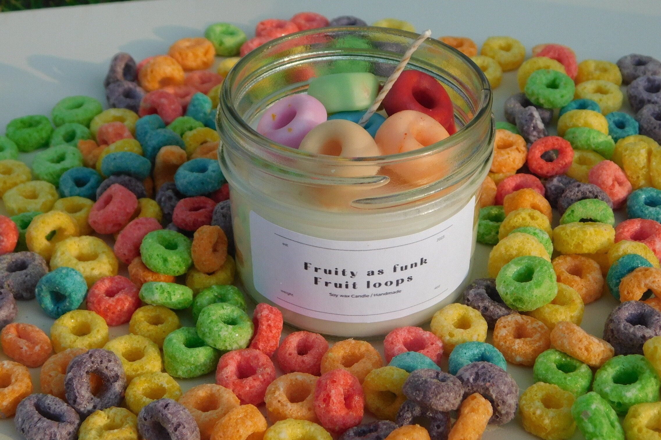 Fruity Loops Cereal Bowl Scented Soy Candle