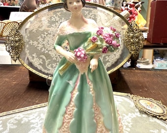 Vintage Royal Doulton/Worcester Porcelain Figurine – English Bone China Collectible