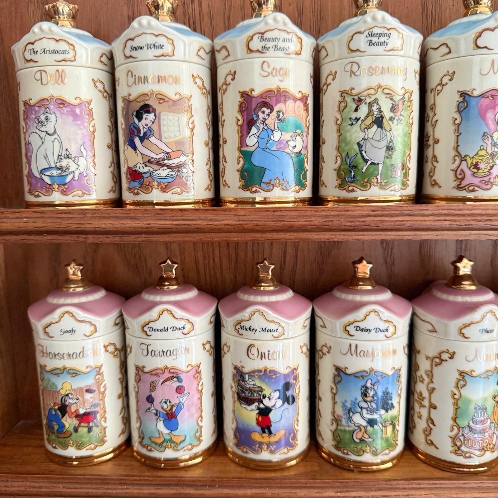 Lenox Walt Disney Spice Jars - Etsy