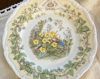 Royal Doulton Brambly Hedge Tea Plates: Four Seasons Bone China