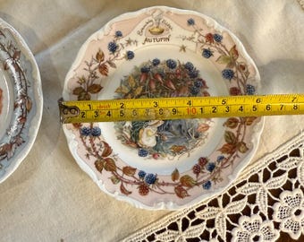 Royal Doulton Brambly Hedge Tea Plates: Four Seasons Bone China