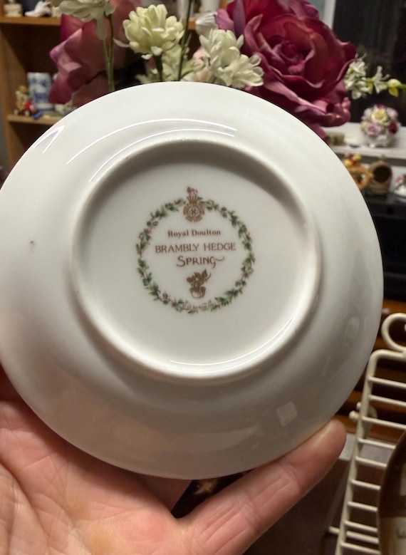 Royal Doulton Brambly Hedge Tea Plates: Four Seasons Bone China