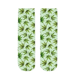 Falling Pot Leaves Unisex Socks
