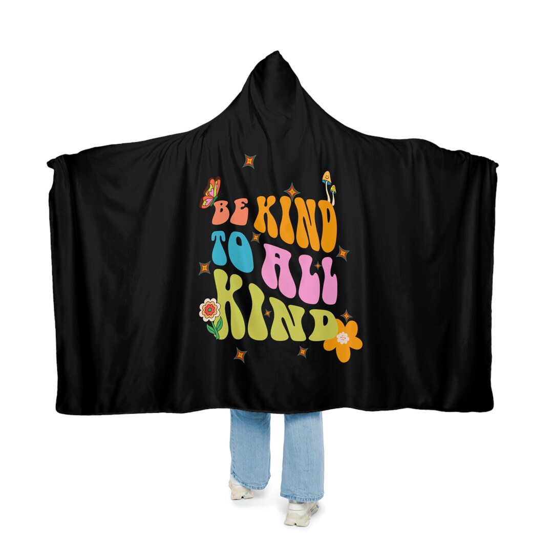 Groovy Rave Be Kind Groovy Rave Blanket Festival Blanket Snuggle Blanket - Etsy