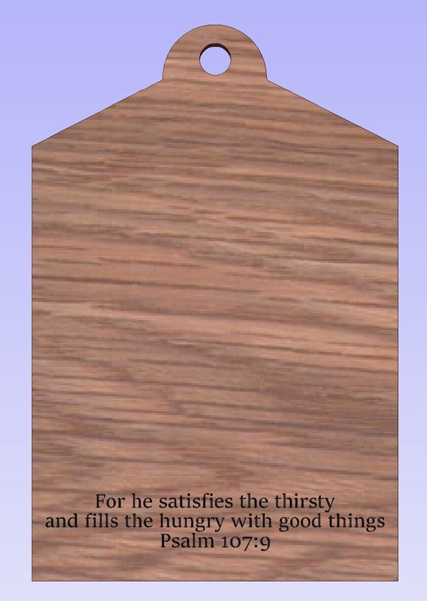 Cutting Board With Bible Verse CNC File - Includes Crv (vcarve File ...