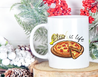 pizza mug, pizza gifts, gifts for pizza lover, foodie gifts, funny mugs, pizza lover gifts, pizza maker gift, mothers day gift