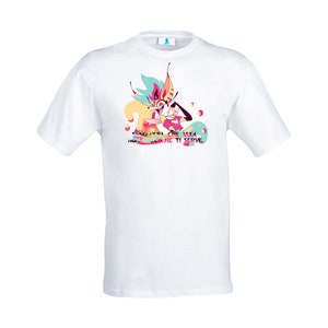 Peccati di gola/Helluva Boss/Queen Bee/Idea Regalo/T-Shirt Manica Corta in 100% Cotone/Abbigliamento Unisex per Uomo e Donna/captusart