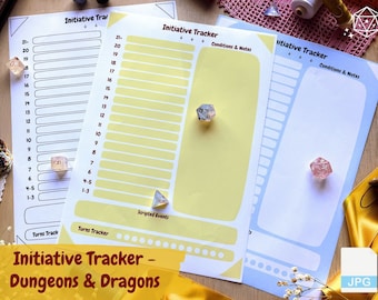 Initiative Tracker für DnD 5e/3.5 und Pathfinder