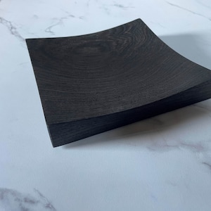 Minimale Menge auffangen Tablett Tasche Taschenleerer Mooreiche Holz Schlüsselbrett Schmuck Tablett Süßigkeits Tablett Einweihungsgeschenk Hochzeitsgeschenk Geburtstagsgeschenk