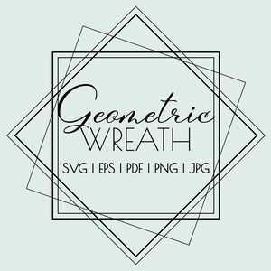 SVG Bundle | Geometric Wreath