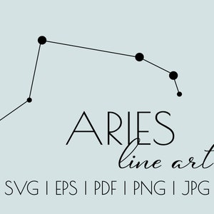 SVG Bundle | Aries Zodiac Sign