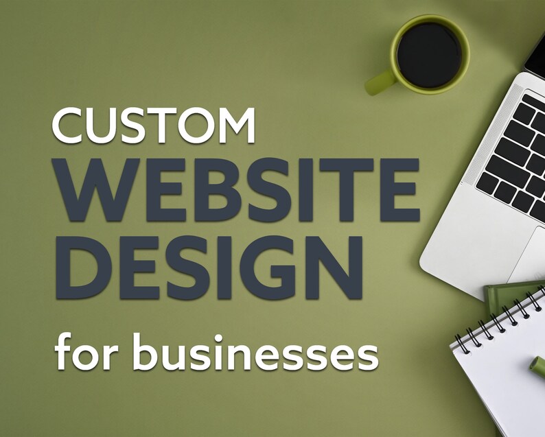 Custom site Design & Build for Small Businesses Etsy Business