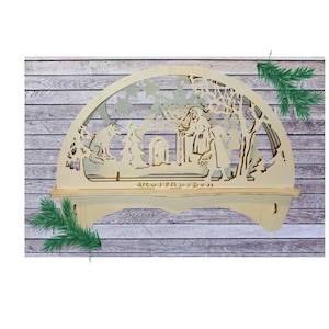 Arch of lights, fairy tales, Christmas, decoration, children