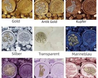 Premium sealing wax beads | 17 colors | Invitations, Envelopes & Decorations | 40 or 100 beads | Professional finish