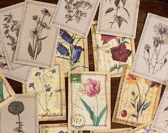 30 Washi Sticker Set | Schmetterlinge, Blumen & Muster | Scrapbooking, Journal und DIY-Projekte
