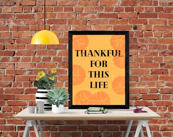 Poster autunnale moderno - DOWNLOAD DIGITALE - PDF