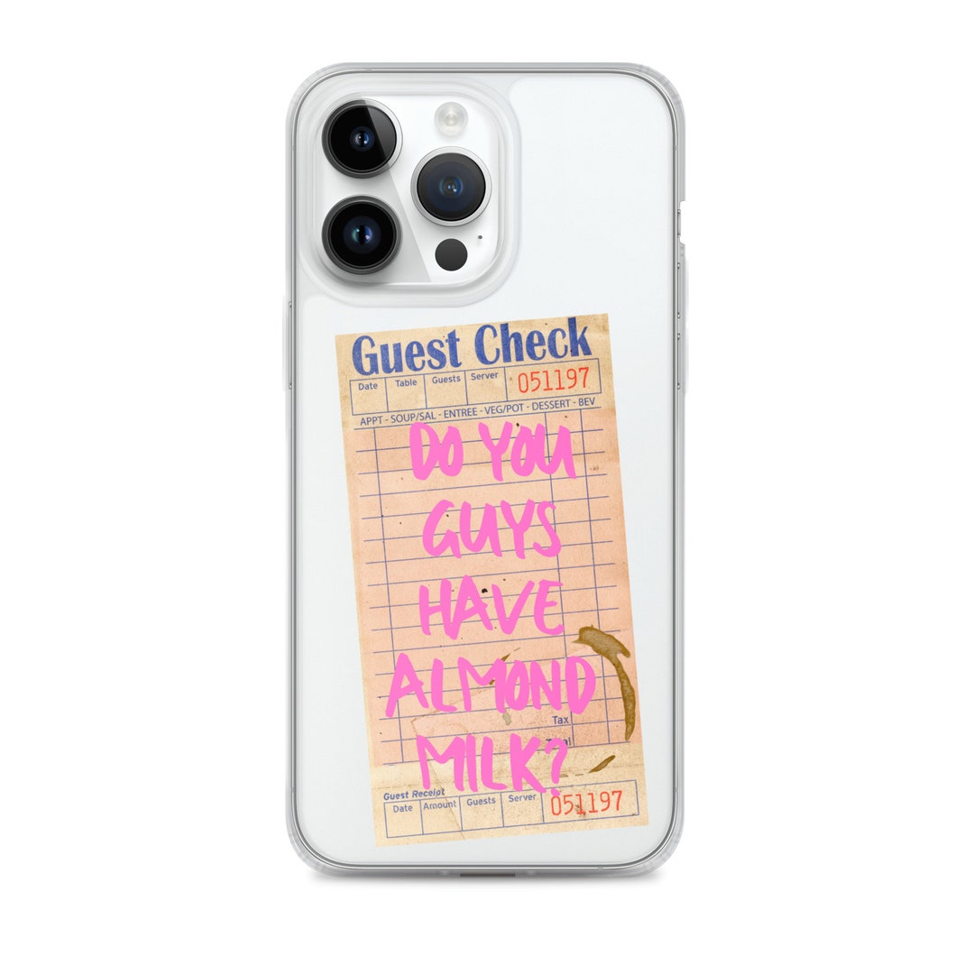 Do You Guys Have Almond Milk Retro Guest Check Phone Case IPhone Case do-you-guys-have-almond-milk-retro-guest-check-phone-case-iphone-case