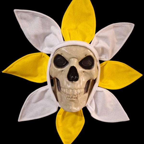 Giant flower spring summer hat for 12 foot skeleton skelly holiday costume