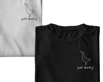 Just Ducky Mental Health Shirt | Therapist Gift | Mental Health Humor | counselor Gift | Anxiety Humor | Depression Humor |
