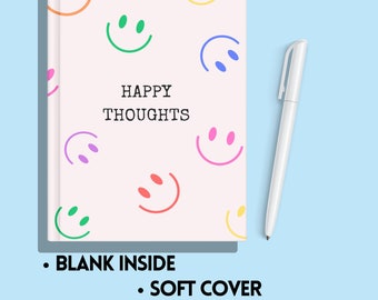 Mental Health and Mindfulness Blank Journal | Self Care Journal | Healthy Habit Journal | Retro |Y 2K | Preppy Journal | New Year Journal