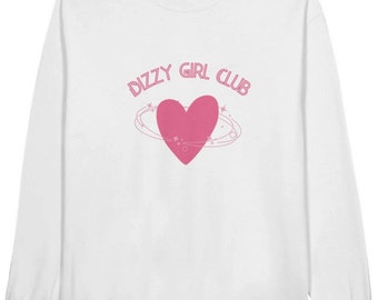 POTS Awareness Crewneck Sweatshirt | Dizzy Girl Club | Raise Awareness for Chronic Illness | Funny Humorous Cozy Apparel Comfort & Support