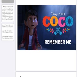 Remember Me - from the film Coco - Piano Sheet Music