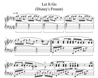 Let It Go - from the film Frozen - Piano Sheet Music
