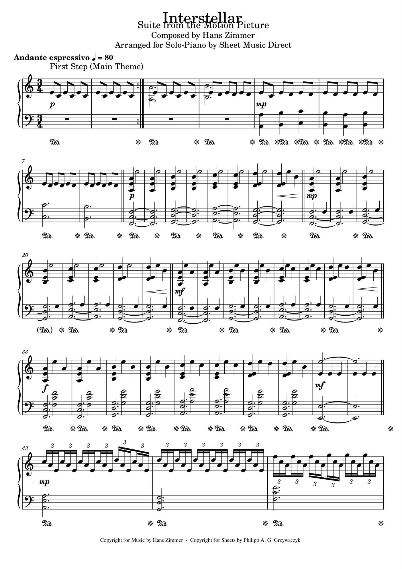 Padre Desenterrar Oportuno Interstellar Piano Suite Hizo Un Contrato