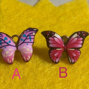 Butterfly Enamel Pin: Pink Lapel Pin, Animal Lover Jewelry
