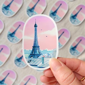 Sticker Tour Eiffel Paris - voyage - décoration