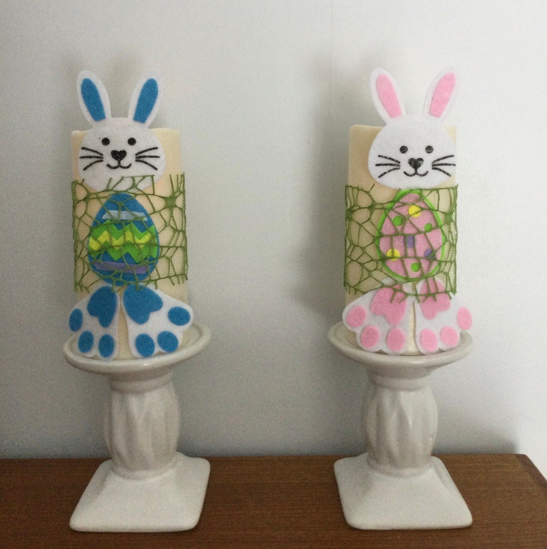 Easterthemed Flameless Candles Etsy