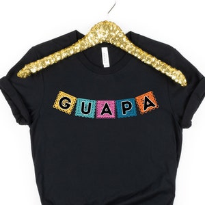 Guapa Papel Picado Spanish Teacher Shirt Bilingual Teacher Dual Language Instruction Teacher Tee