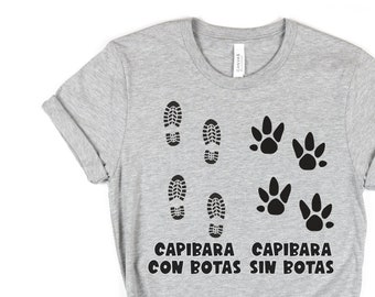 Funny Capybara TShirt Spanish Teacher Bilingual Teacher Tee Dual Language Instruction Tee Capibaras