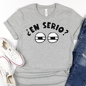 En serio Tee Spanish Teacher Shirt Bilingual Teacher Dual Language Instruction Teacher Tee