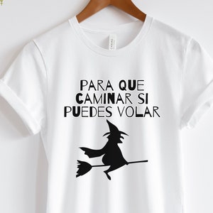 Halloween Witch Spanish Teacher Tee TShirt Dual Language Instruction Teacher Bilingual Teacher Tee