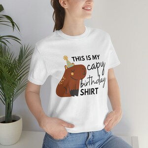 Funny Capybara Happy Birthday TShirt Spanish Teacher Bilingual Teacher Tee Dual Language Instruction Tee Capibaras