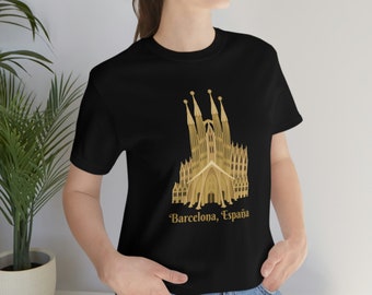 Barcelona Spain La Sagrada Familia Spanish Teacher Shirt Bilingual Teacher Dual Language Instruction Teacher Tee