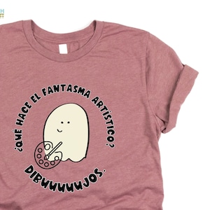 Halloween Ghost Joke Shirt Fantasma Chiste Spanish Teacher TShirt Dual Language Instruction Teacher Bilingual Teacher Tee image 6