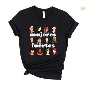 Mujeres fuertes Spanish Teacher Shirt Bilingual Teacher Dual Language Instruction Teacher Tee March Women's Day Women's History Month image 9