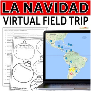 La Navidad Activities Virtual Field Trip in English Activities for Spanish Class Lesson Plan