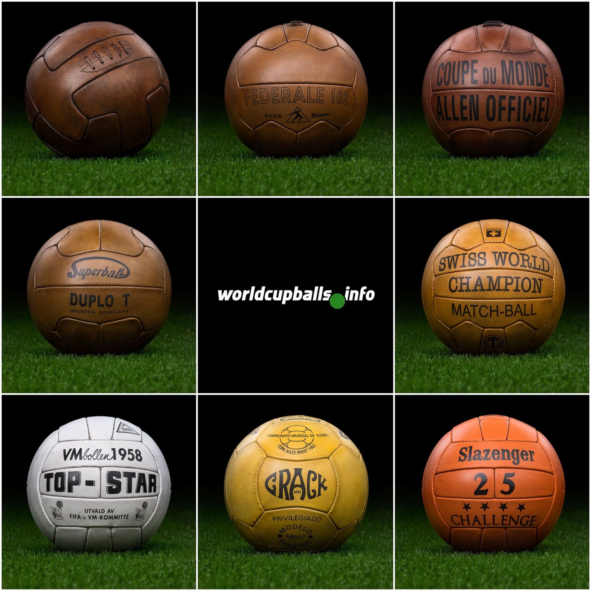 Foot11.com : La beauté du Football - Les ballons de Coupe du Monde depuis  1930 ! Quel est votre préféré ?